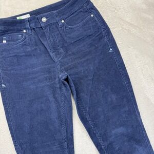Stio Pants Women's 2R Corduroy Rivet Blue Slim Trouser Hiking Camping Outdoors